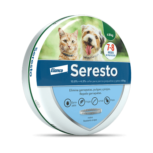 Collar Antipulgas Seresto 12.5 Gr  Perro/ Gato  Peq Hasta 8 Kg
