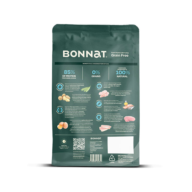 Bonnat Grain Free Canine Adult MediumLarge Breeds 2KG_3.jpg