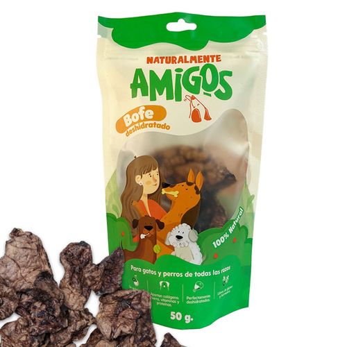 Amigos Bofe Pulmon Natural Y Deshidratado Para Perros Y Gatos 50 G