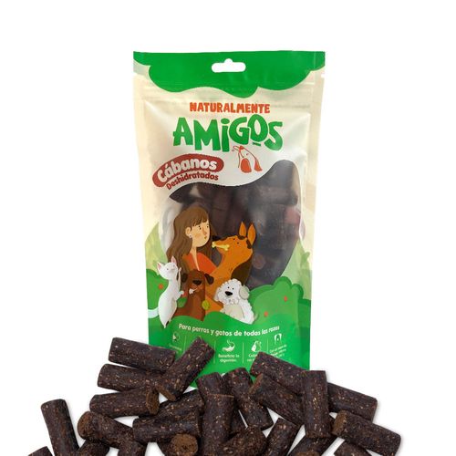 Amigos Cabanos Deshidratados De Carne Natural Snacks Para Perros 12 Und