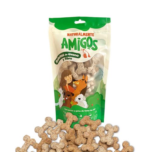 Amigos Galletas De Avena Y Fibra Natural Para Perros 80 G