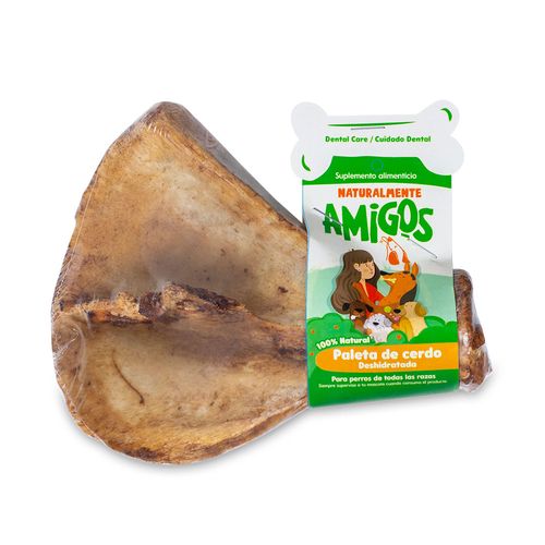 Amigos Hueso Paleta De Cerdo Natural Y Deshidratada Para Perros