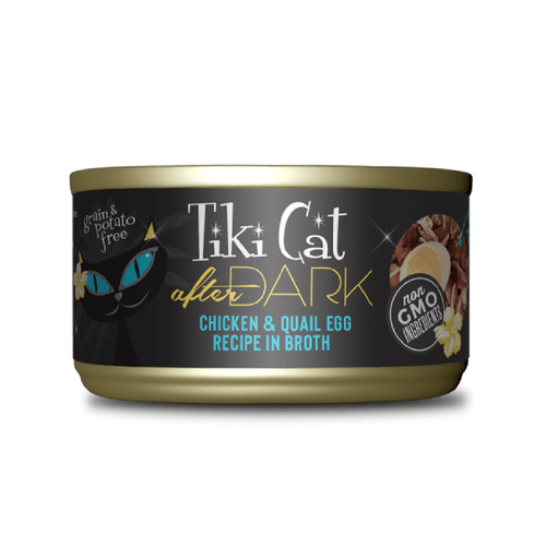 Tiki Cat After Dark Pollo Y Huevo De Codorniz En Caldo Lata