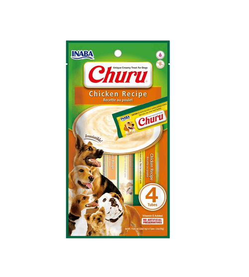Inaba Dog Snack Churu 4 Piezas Pollo 56 Gr