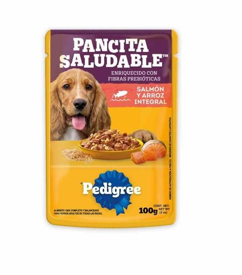Pouch Pancita Saludable Salmón y Arroz