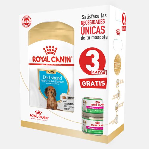 Promocion Royal Canin Dachshund Puppy X 1.13 Kl + 3 Latas