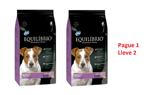 Promoción Equilibrio Adulto Razas Pequeñas 7.5 Kg +  7.5 Kg