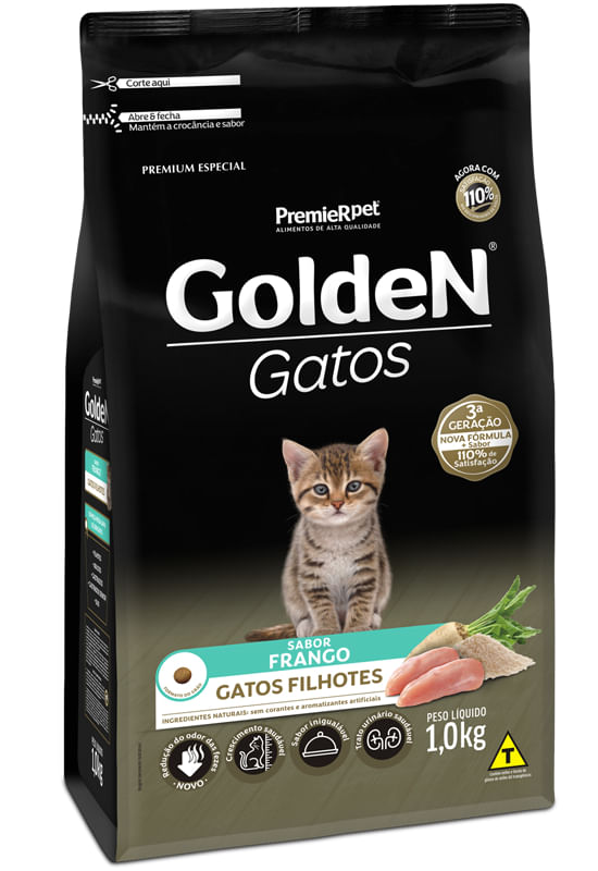 Golden Gatos gatitos pollo