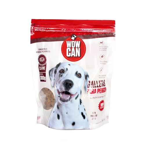 Wowcan Galletas Perro Dieta Carne De Res X 300 Gr