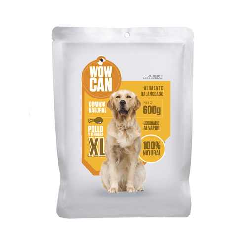 Wowcan Perro Dieta Pollo Y Ternera XL x 600 Gr