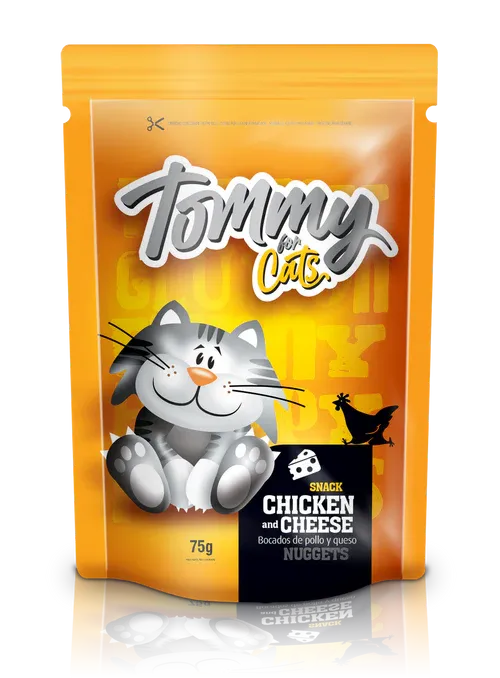 Snack Tommy For Cats Chicken And Cheese X 75 G