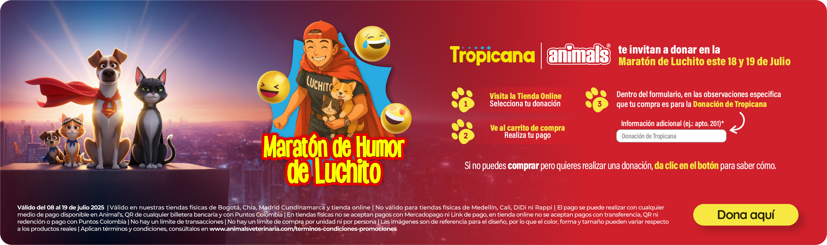 Luchito por los peluditos
